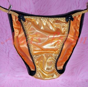 Metallic Shiny Foil Satin mens Sissy panties HALLOWEEN COLLECTION! S- XXL